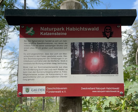 Foto Info Katzensteine