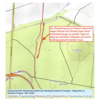 Vorschaubild Weg noerdl. Firnskuppe