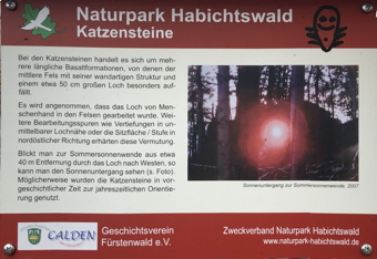 Vorschaubild Infotafel Katzensteine